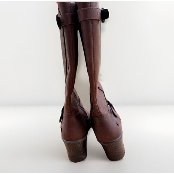 Keen Women’s Brown Mid-Calf Wedge Boots – Zip Up (Size 6.5 US) Fall Winter - Picture 10 of 11